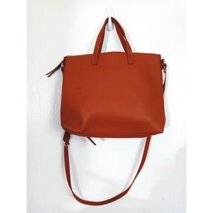 Brown Faux Leather Bag
